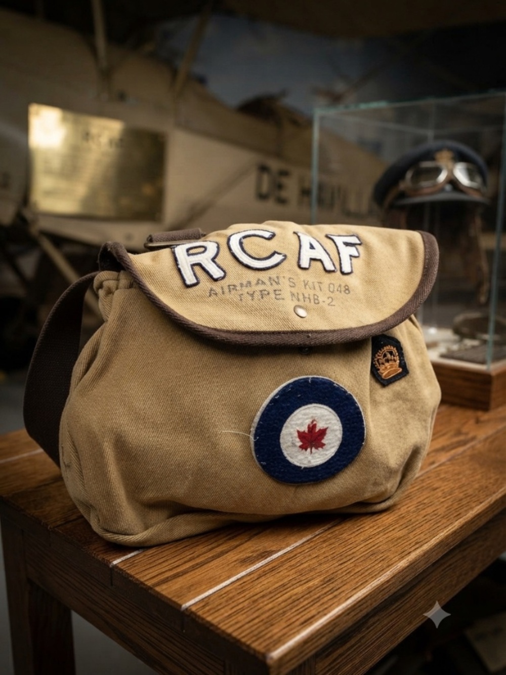 Red Canoe RCAF Heritage Collection Shoulder Bag - Canvas Military Style